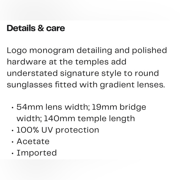 Coach Gradient Red 54 mm Round Sunglasses - Picture 5 of 15